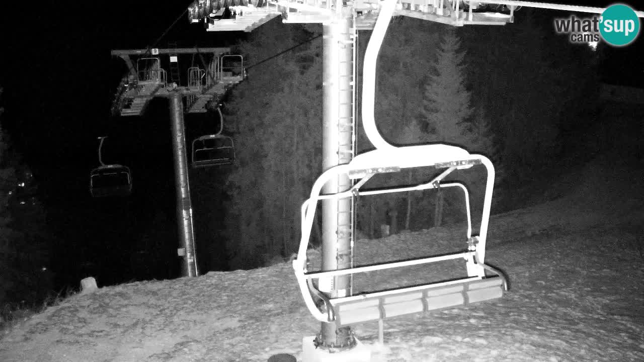 Webcam Kranjska Gora VITRANC 2 | station supérieure