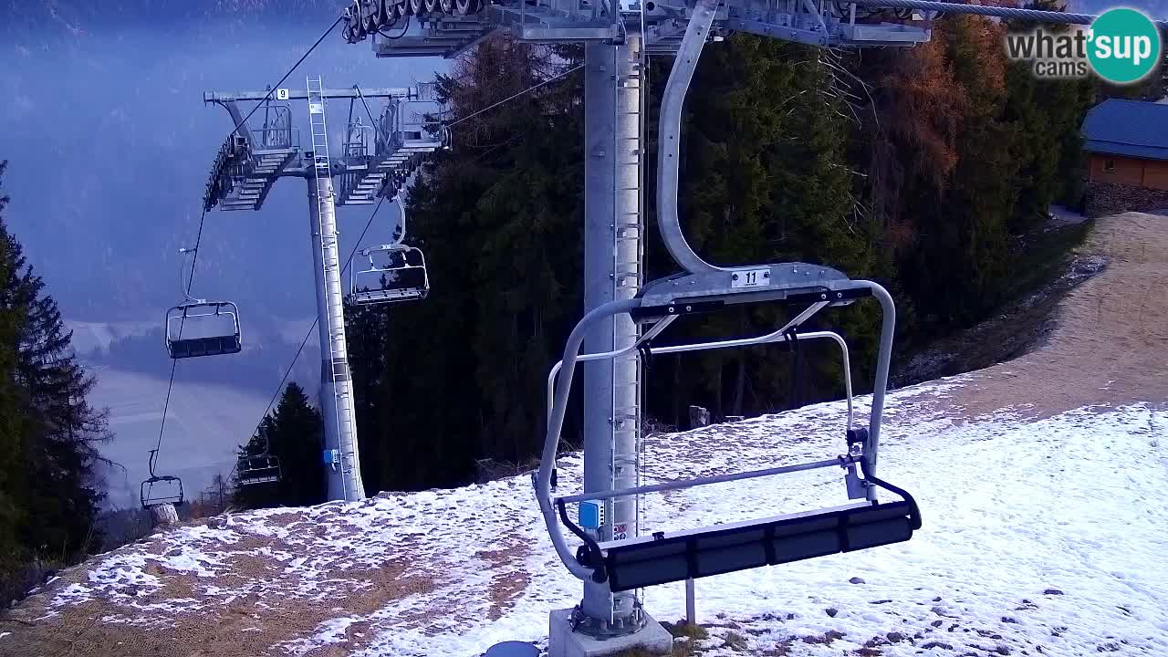 Web kamera Kranjska Gora VITRANC 2 | gornja postaja