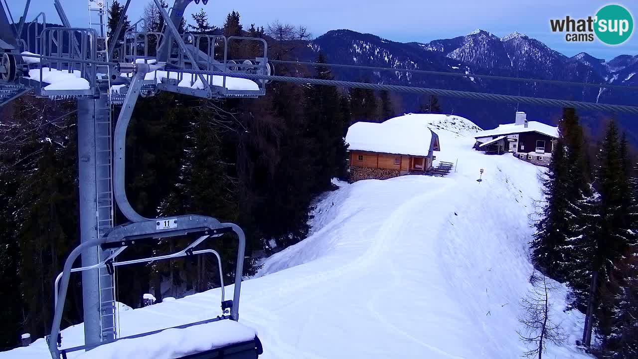 Webcam Kranjska Gora VITRANC 2 | station supérieure