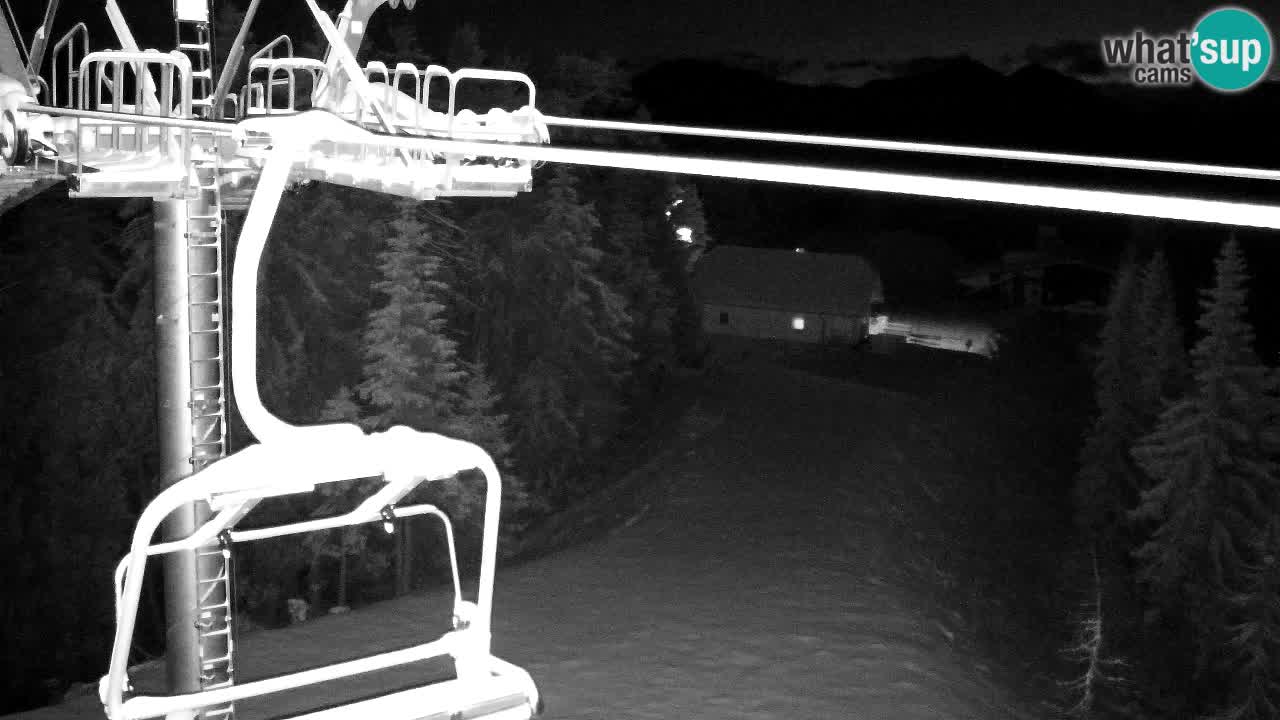 Web kamera Kranjska Gora VITRANC 2 | gornja postaja