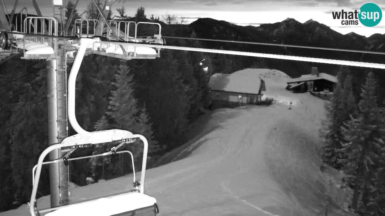 Web kamera Kranjska Gora VITRANC 2 | gornja postaja