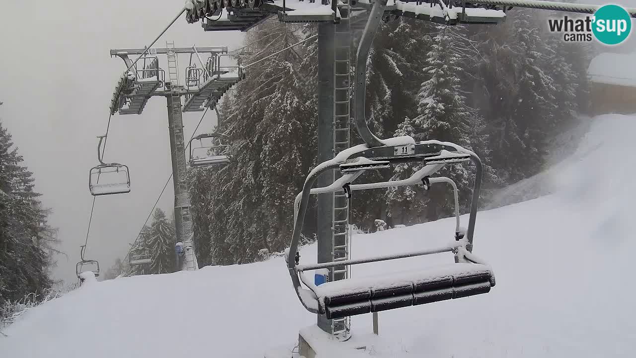 Web kamera Kranjska Gora VITRANC 2 | gornja postaja