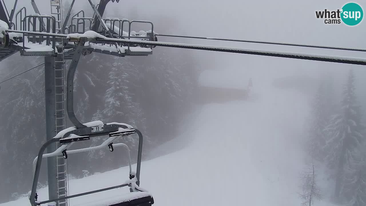 Webcam VITRANC 2 | Kranjska Gora – stazione superiore