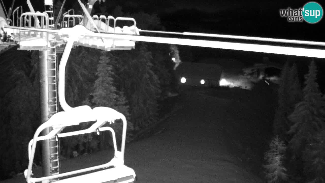 Webcam Kranjska Gora VITRANC 2 | station supérieure