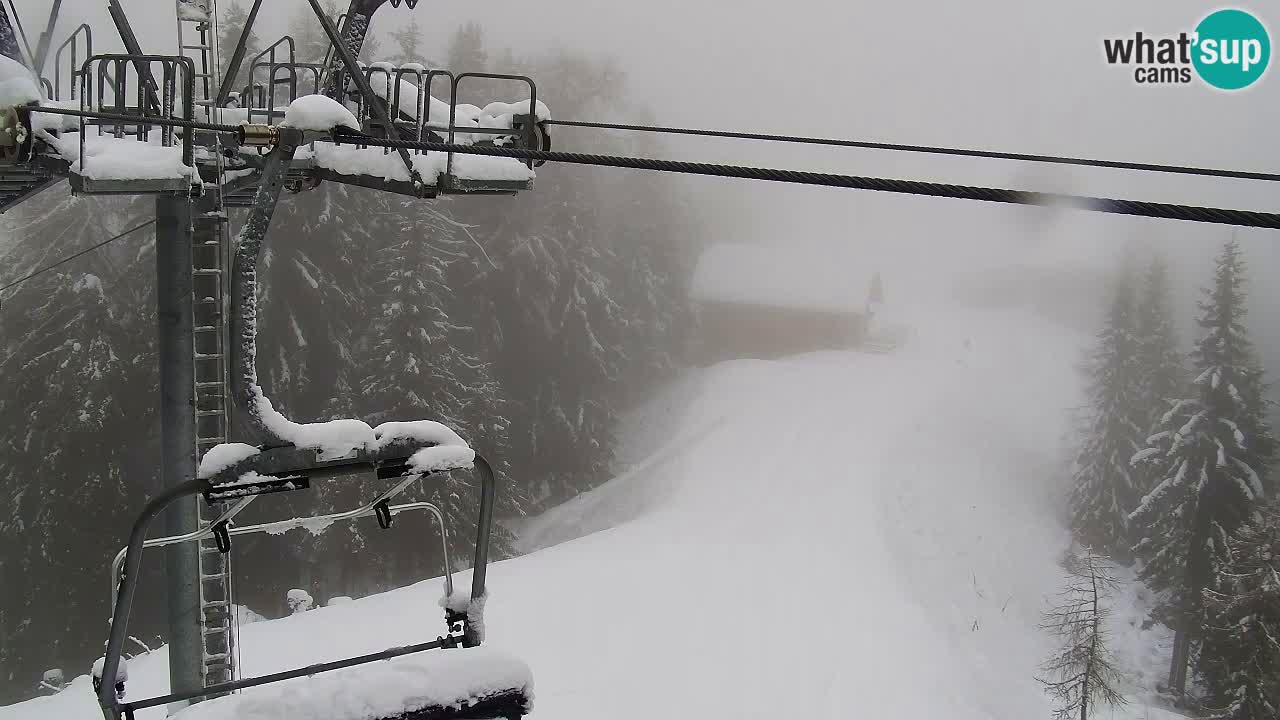 Webcam Kranjska Gora VITRANC 2 | station supérieure