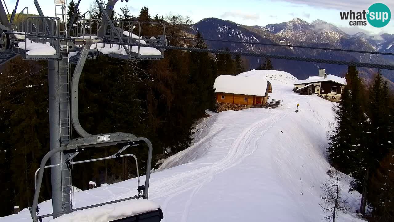 Webcam Kranjska Gora VITRANC 2 | station supérieure