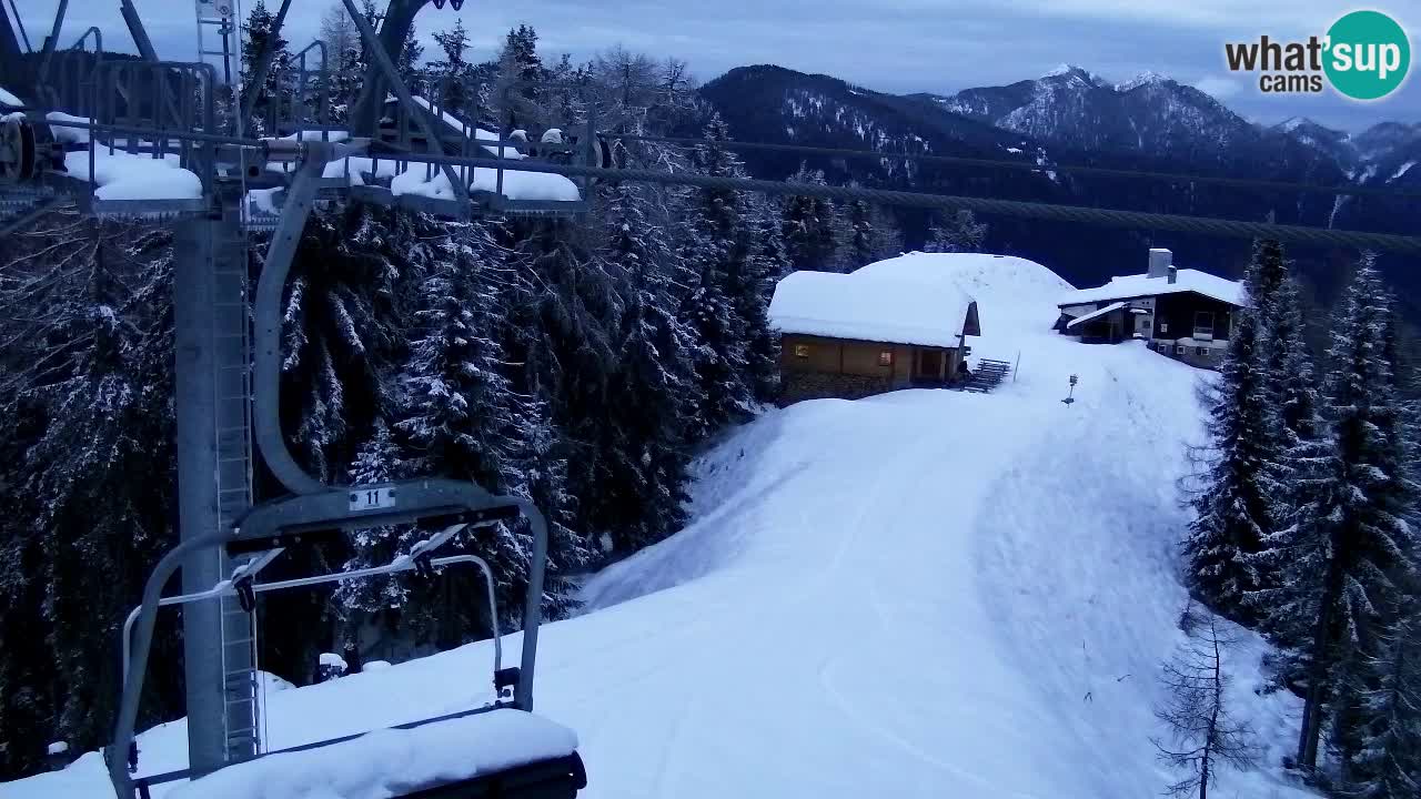 Web kamera Kranjska Gora VITRANC 2 | gornja postaja