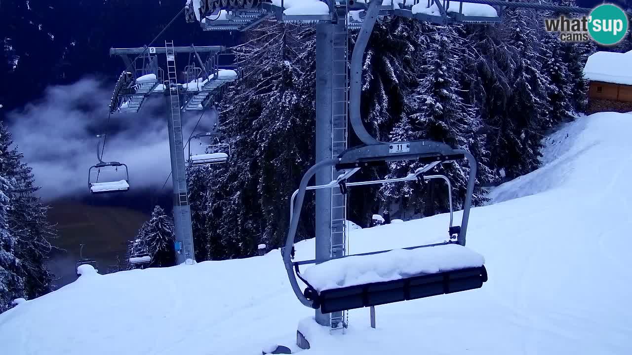 Webcam Kranjska Gora VITRANC 2 | Station supérieure