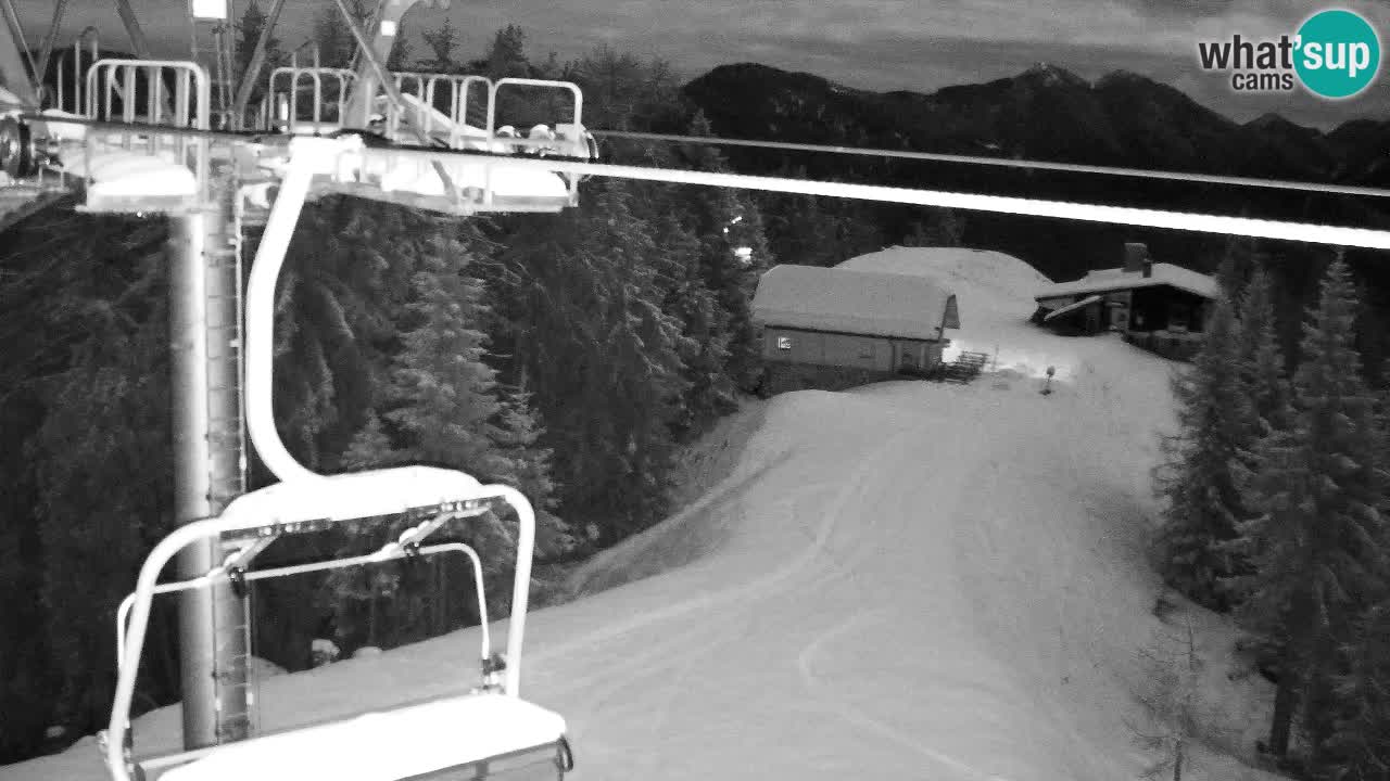 Web kamera Kranjska Gora VITRANC 2 | gornja postaja