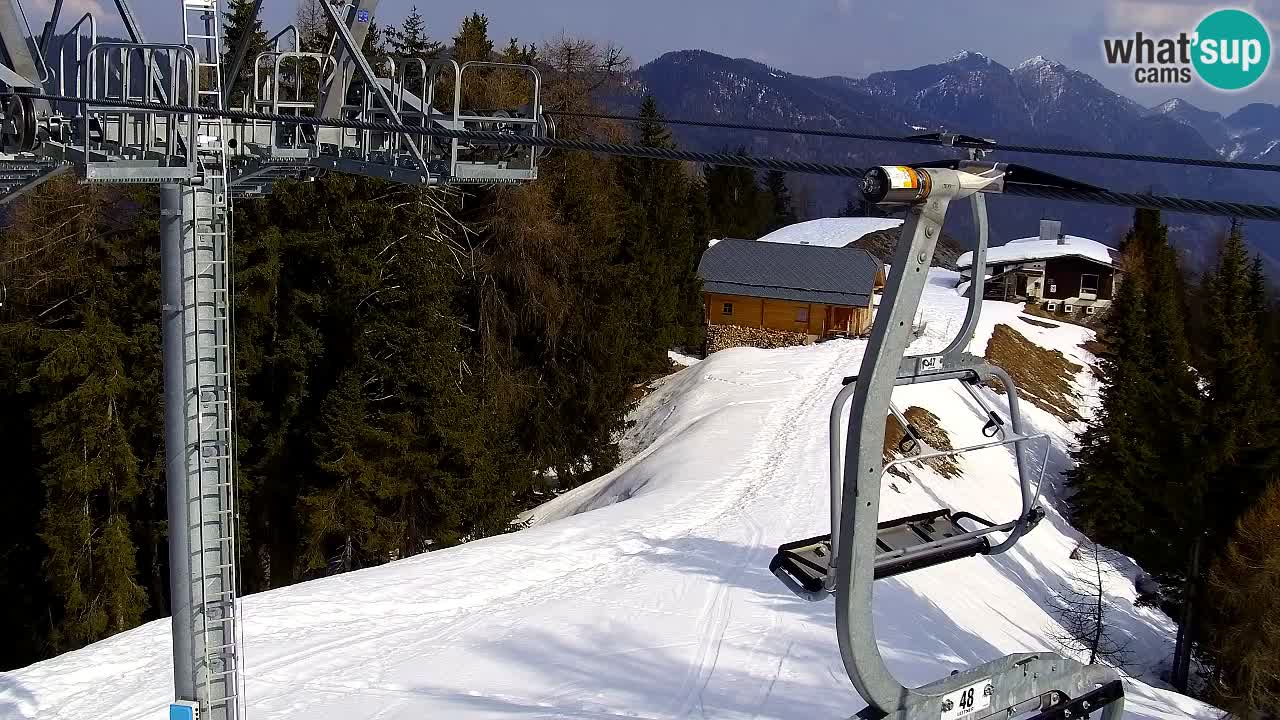 Web kamera Kranjska Gora VITRANC 2 | gornja postaja