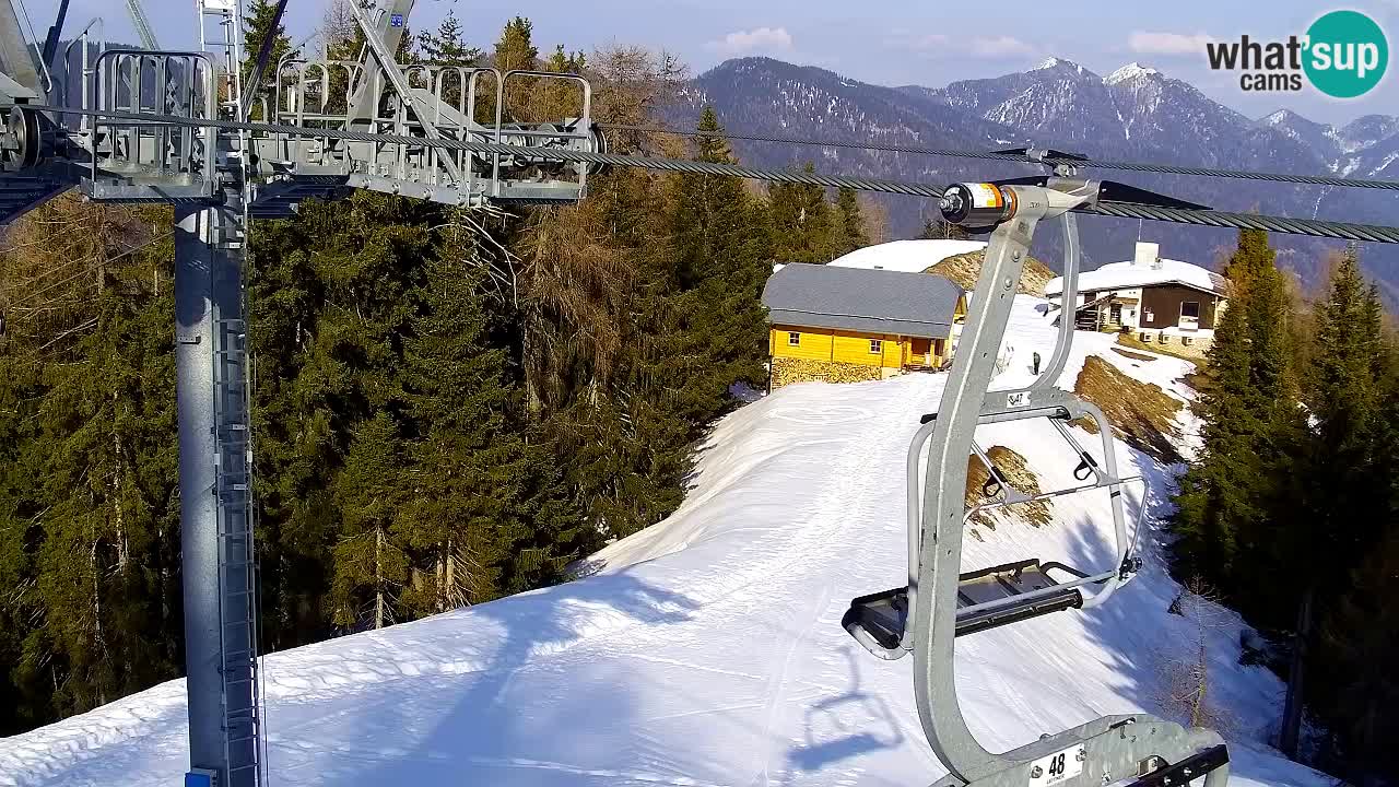 Web kamera Kranjska Gora VITRANC 2 | gornja postaja