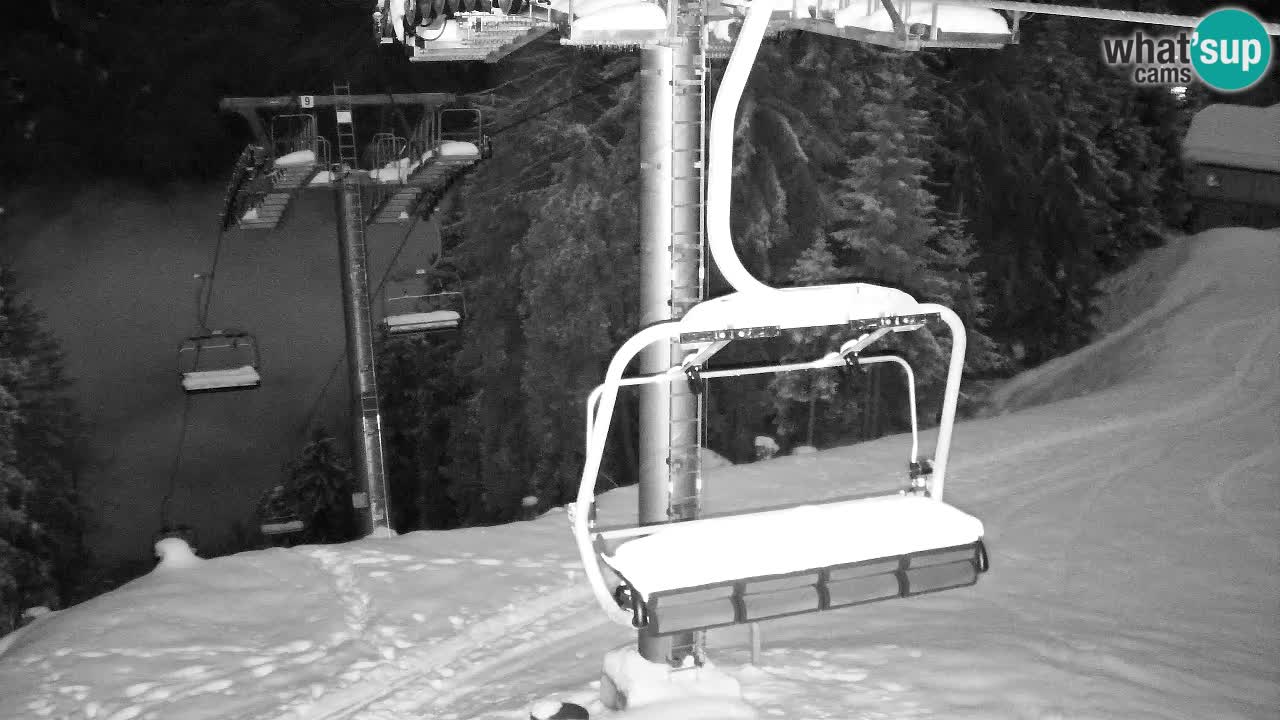 Web kamera Kranjska Gora VITRANC 2 | gornja postaja