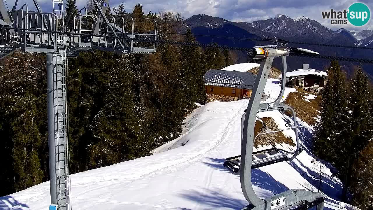 Webcam Kranjska Gora VITRANC 2 | station supérieure