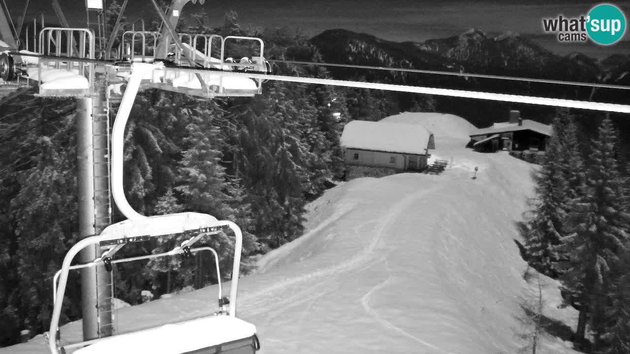 Webcam Kranjska Gora VITRANC 2 | station supérieure