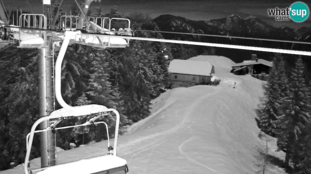 Webcam Kranjska Gora VITRANC 2 | station supérieure