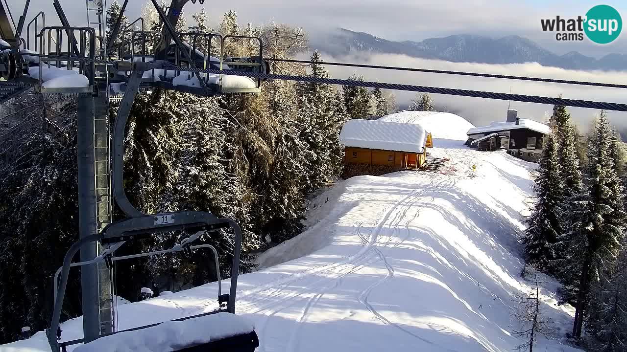 Web kamera Kranjska Gora VITRANC 2 | gornja postaja