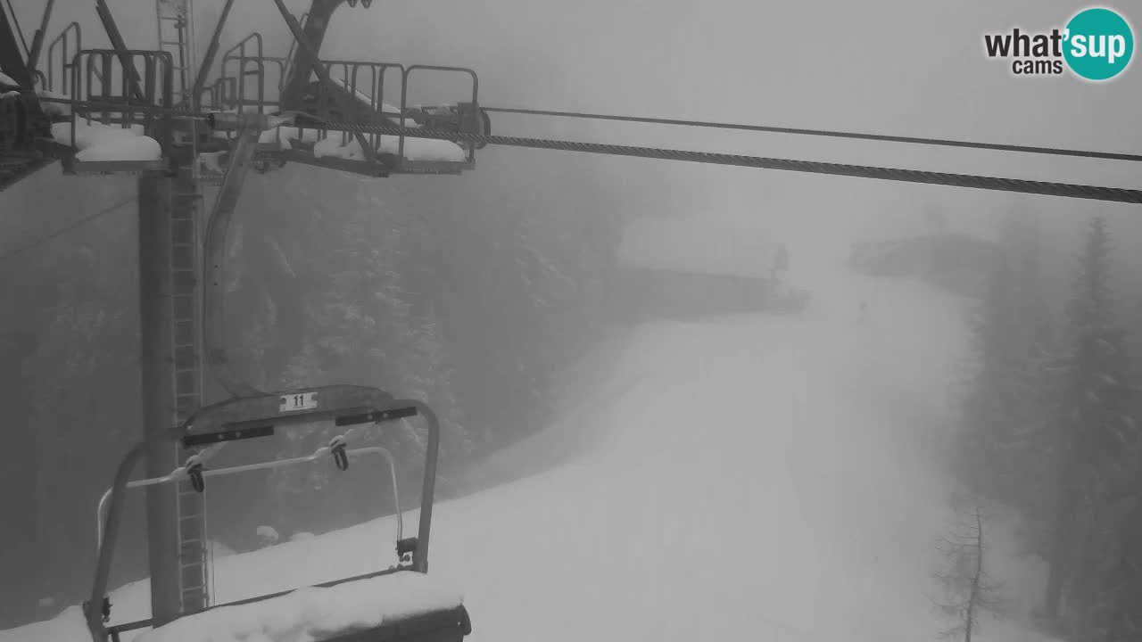 Web kamera Kranjska Gora VITRANC 2 | gornja postaja