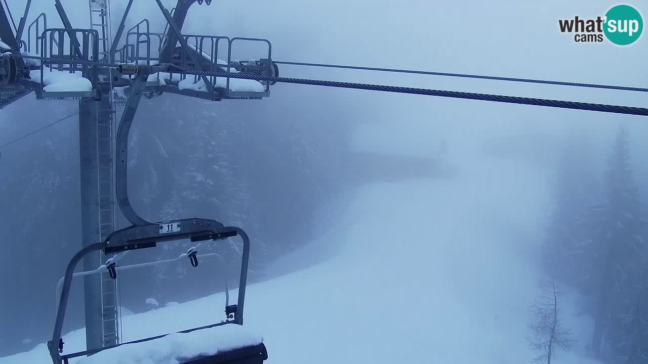 Webcam Kranjska Gora VITRANC 2 | station supérieure