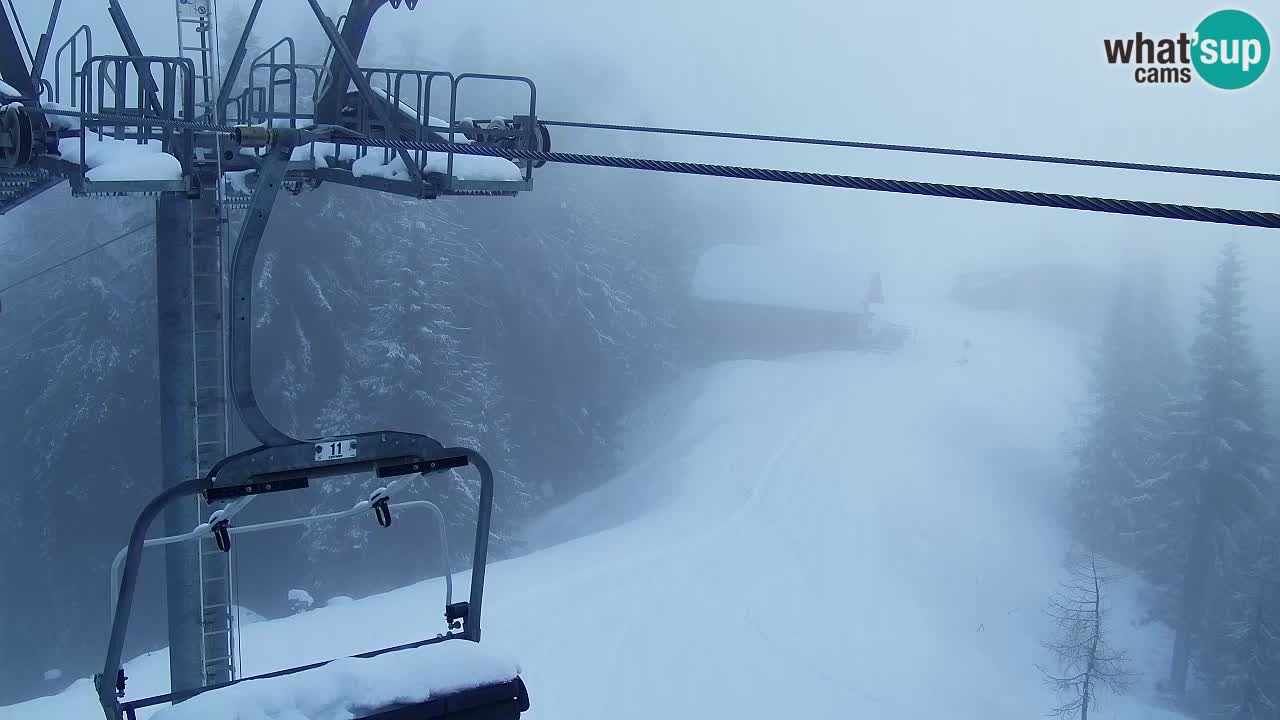 Webcam Kranjska Gora VITRANC 2 | Station supérieure