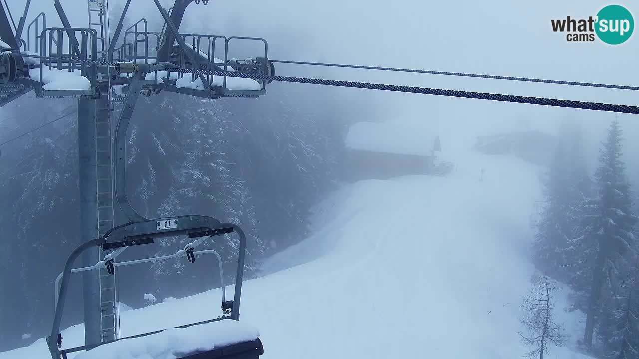 Webcam Kranjska Gora VITRANC 2 upper station
