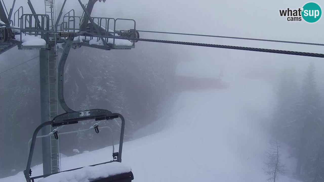 Webcam Kranjska Gora VITRANC 2 upper station