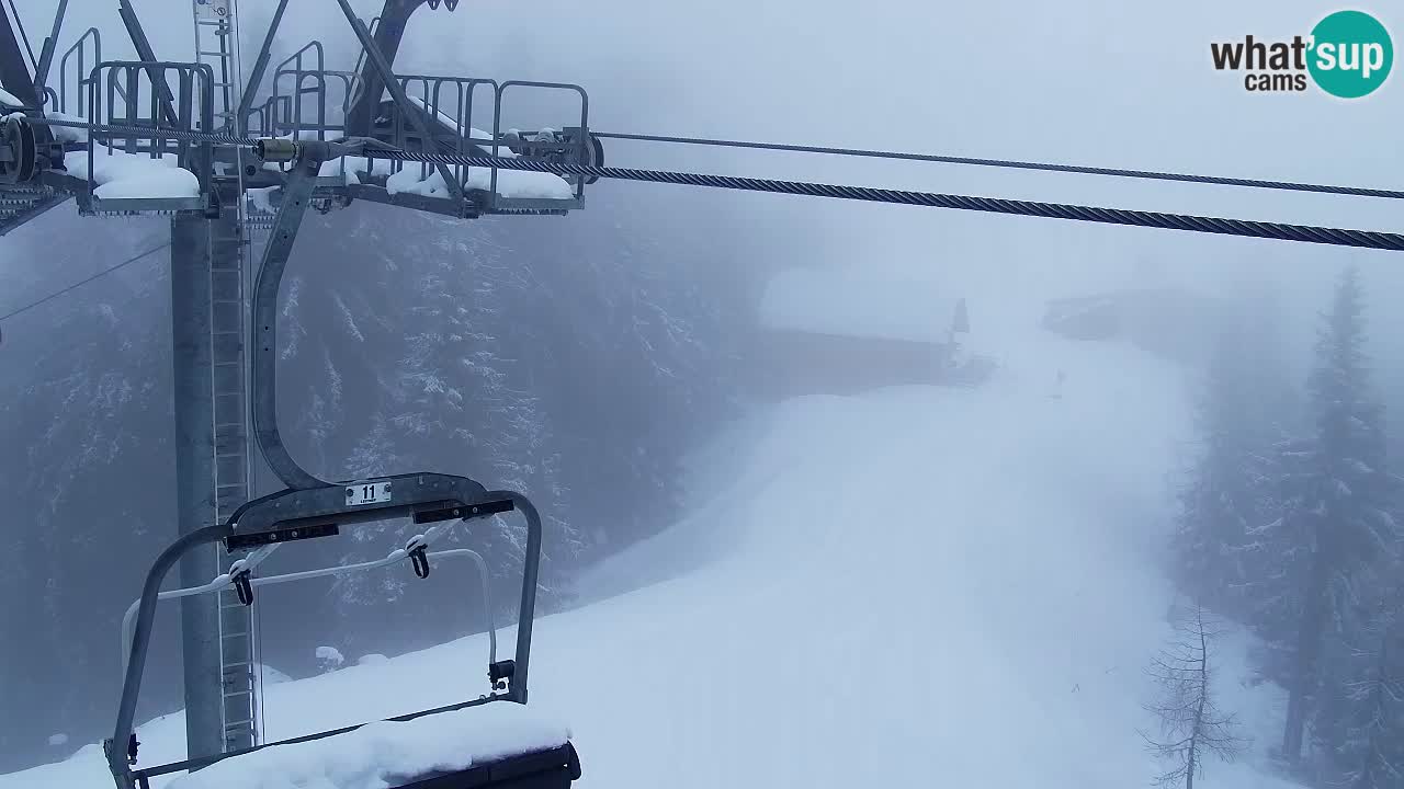 Webcam Kranjska Gora VITRANC 2 upper station