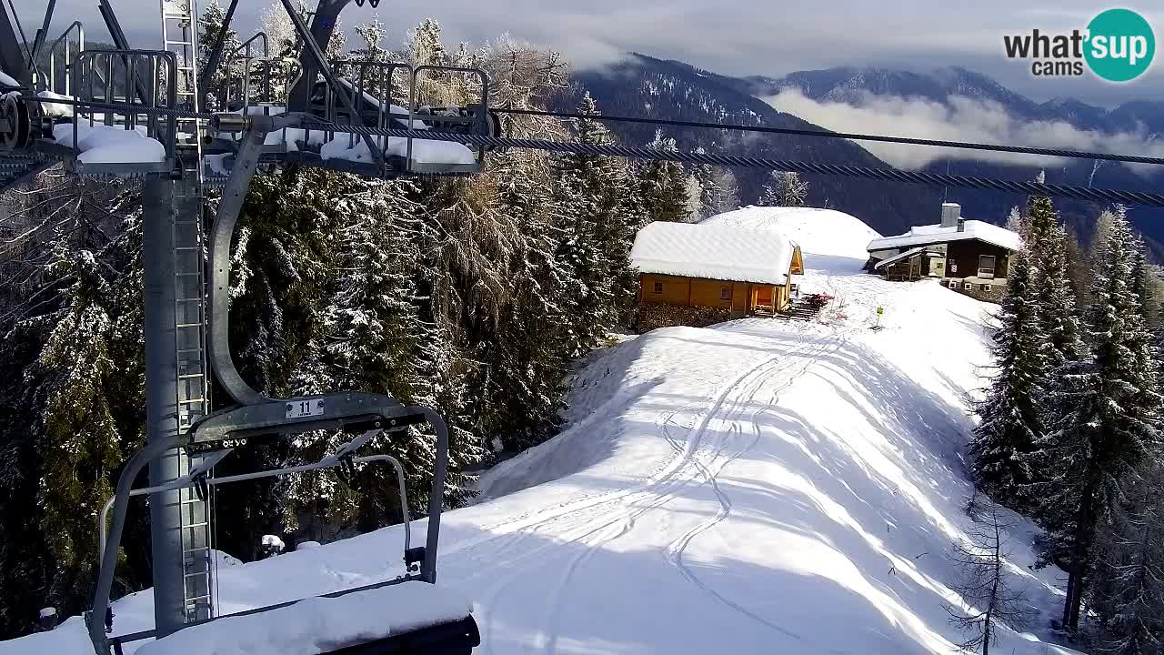 Webcam Kranjska Gora VITRANC 2 upper station