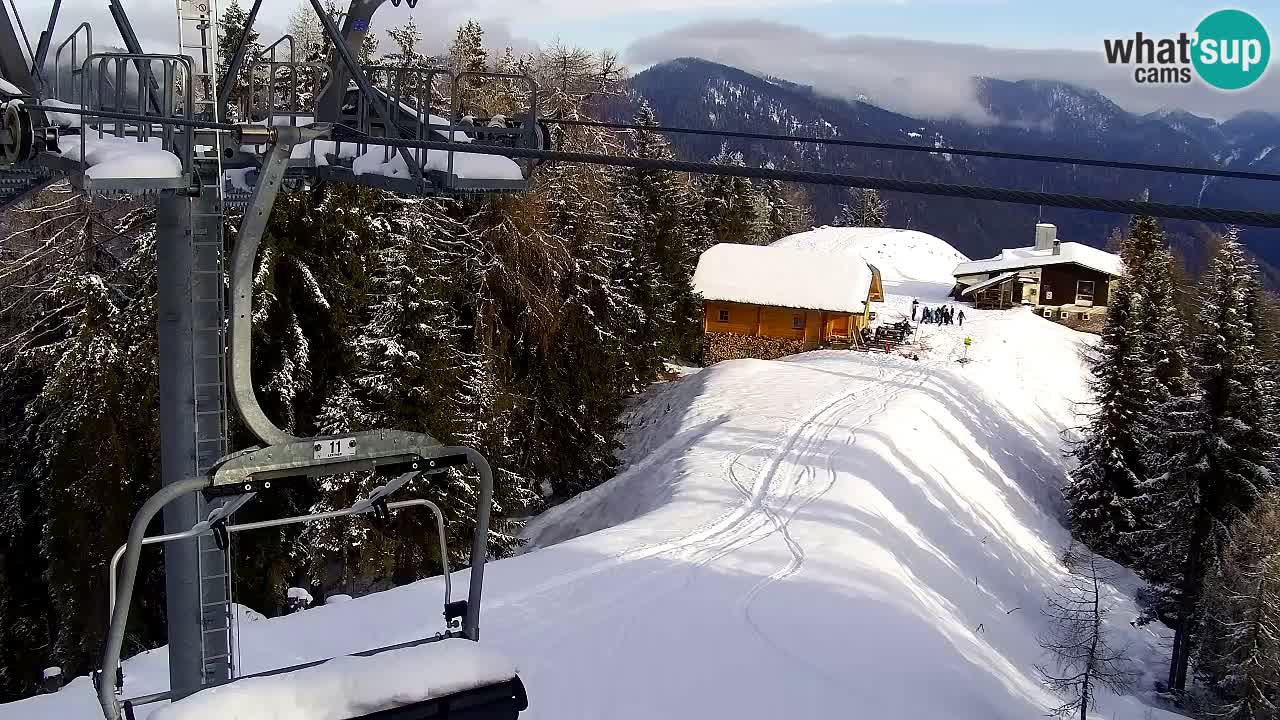 Webcam Kranjska Gora VITRANC 2 | station supérieure