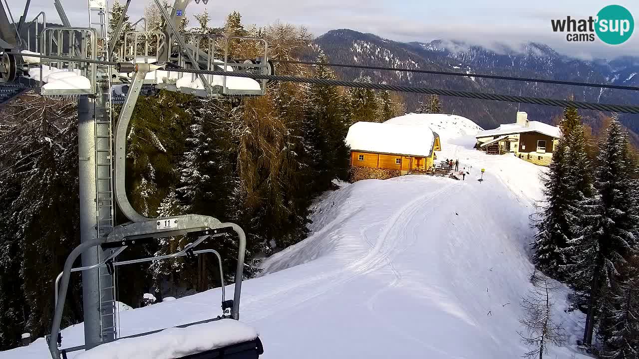 Webcam Kranjska Gora VITRANC 2 | station supérieure