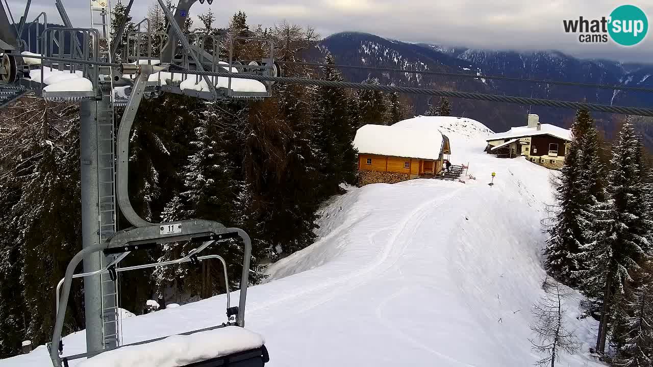 Web kamera Kranjska Gora VITRANC 2 | gornja postaja