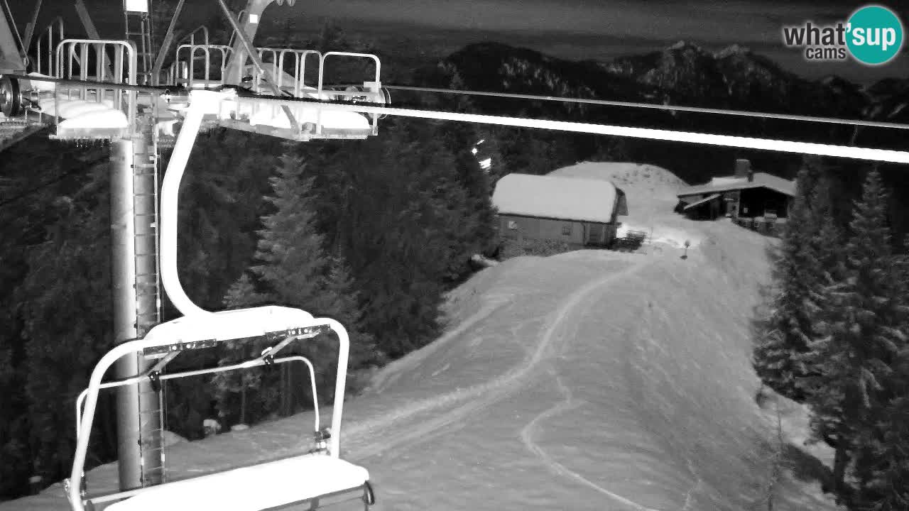 Web kamera Kranjska Gora VITRANC 2 | gornja postaja