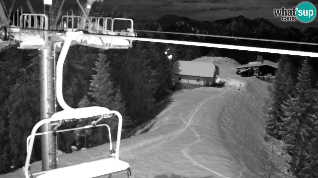 Web kamera Kranjska Gora VITRANC 2 | gornja postaja