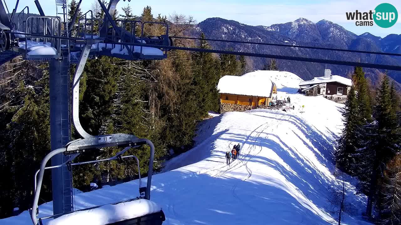 Webcam Kranjska Gora VITRANC 2 upper station
