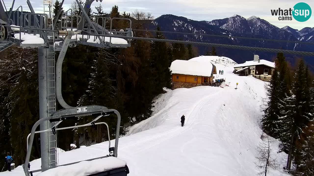 Web kamera Kranjska Gora VITRANC 2 | gornja postaja