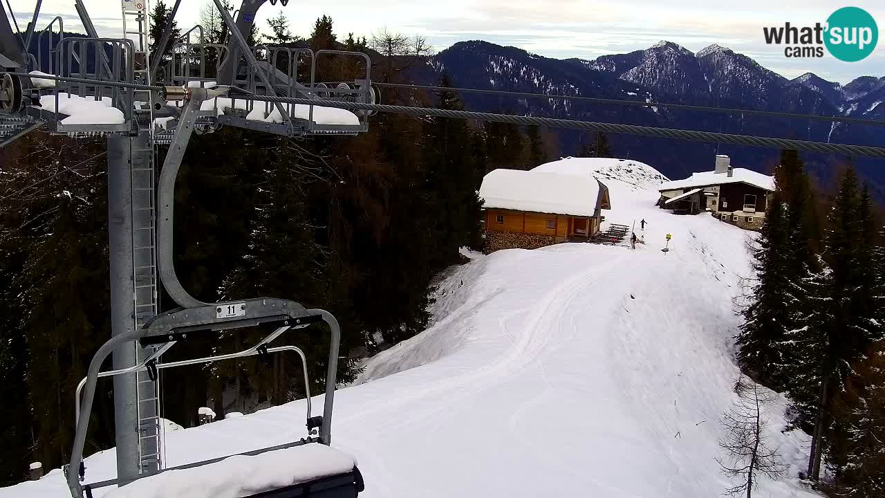 Webcam Kranjska Gora VITRANC 2 upper station