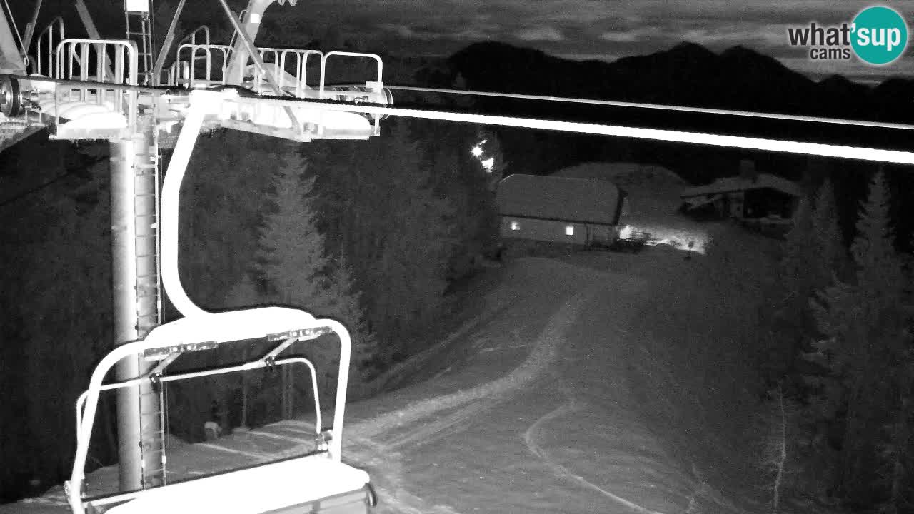 Webcam Kranjska Gora VITRANC 2 | station supérieure