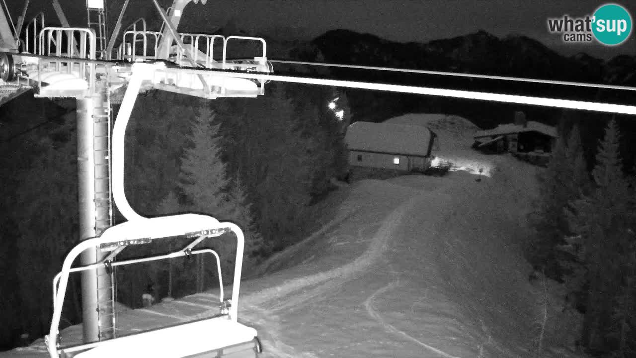 Webcam Kranjska Gora VITRANC 2 | station supérieure