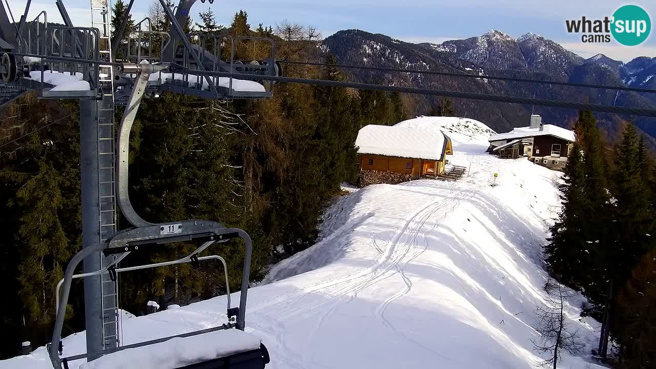 Web kamera Kranjska Gora VITRANC 2 | gornja postaja
