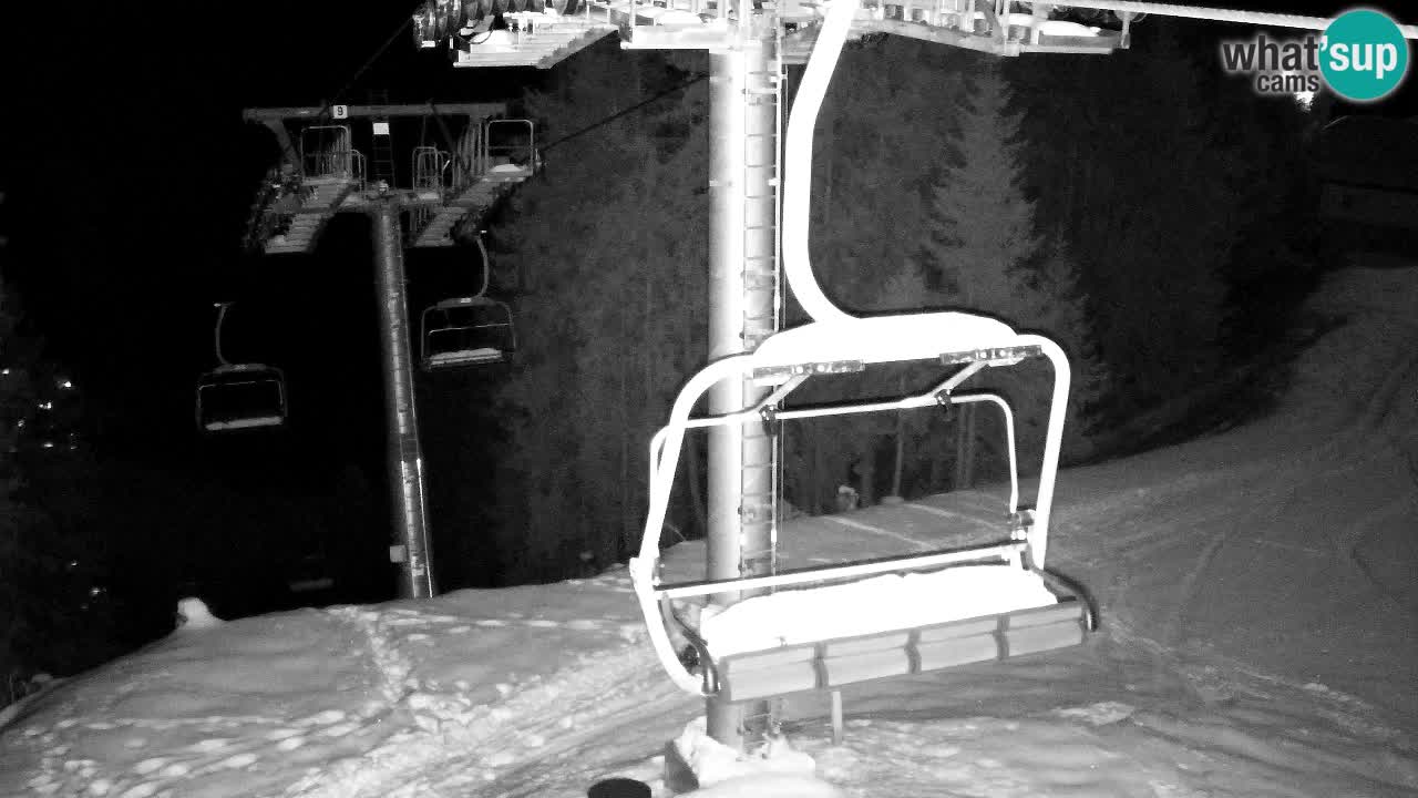 Web kamera Kranjska Gora VITRANC 2 | gornja postaja