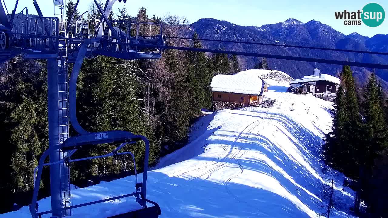 Webcam Kranjska Gora VITRANC 2 | station supérieure