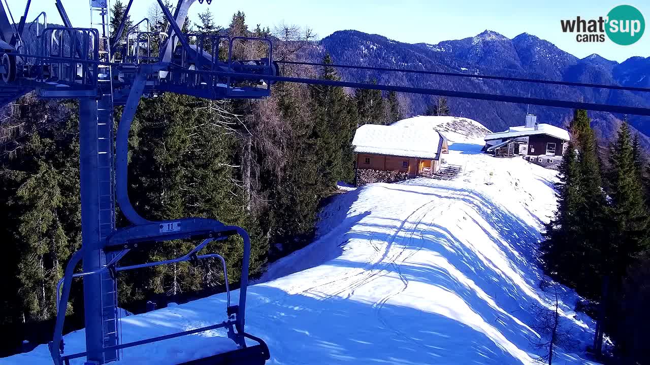 Webcam Kranjska Gora VITRANC 2 upper station