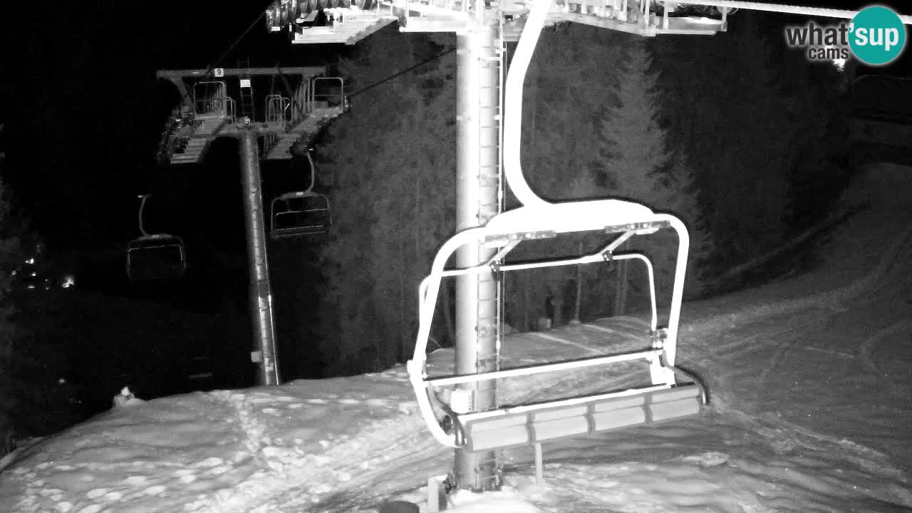Web kamera Kranjska Gora VITRANC 2 | gornja postaja