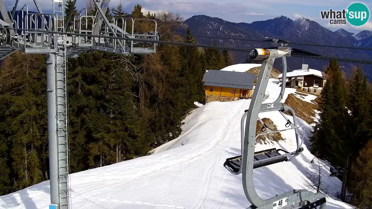 Web kamera Kranjska Gora VITRANC 2 | gornja postaja