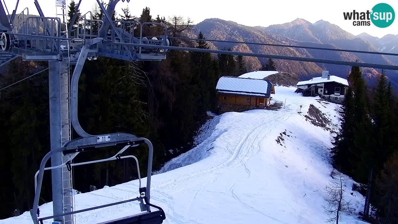 Webcam Kranjska Gora VITRANC 2 upper station