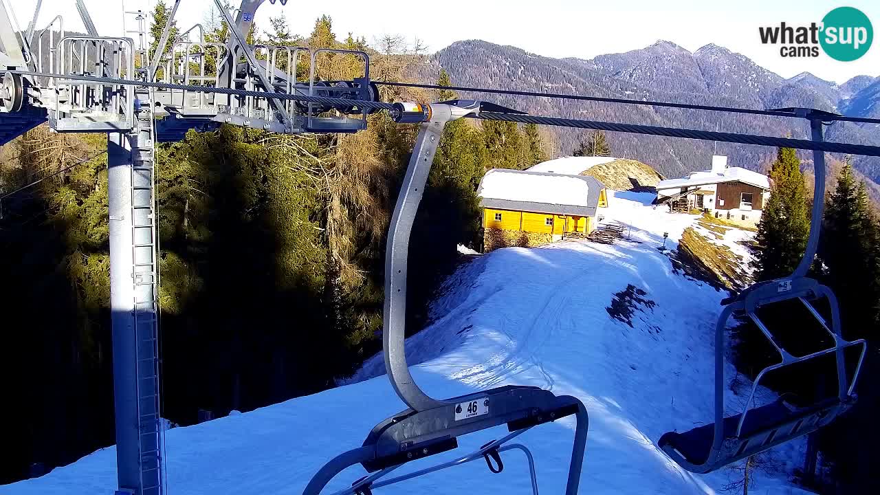 Webcam Kranjska Gora VITRANC 2 upper station