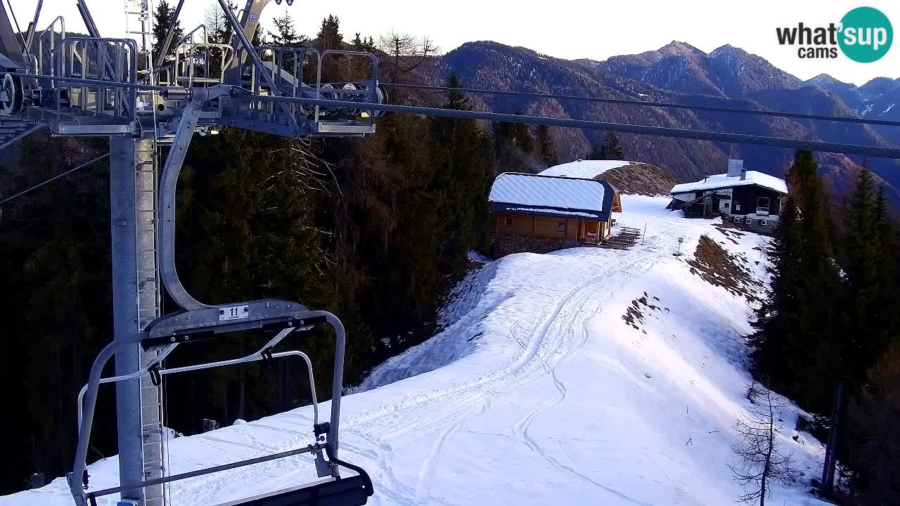 Web kamera Kranjska Gora VITRANC 2 | gornja postaja
