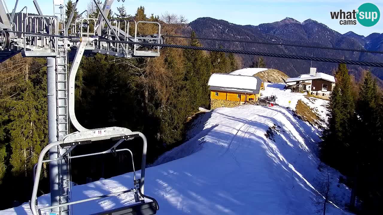 Web kamera Kranjska Gora VITRANC 2 | gornja postaja