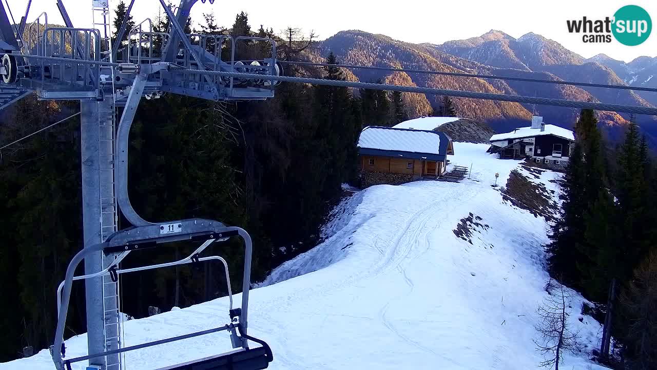 Webcam Kranjska Gora VITRANC 2 | station supérieure