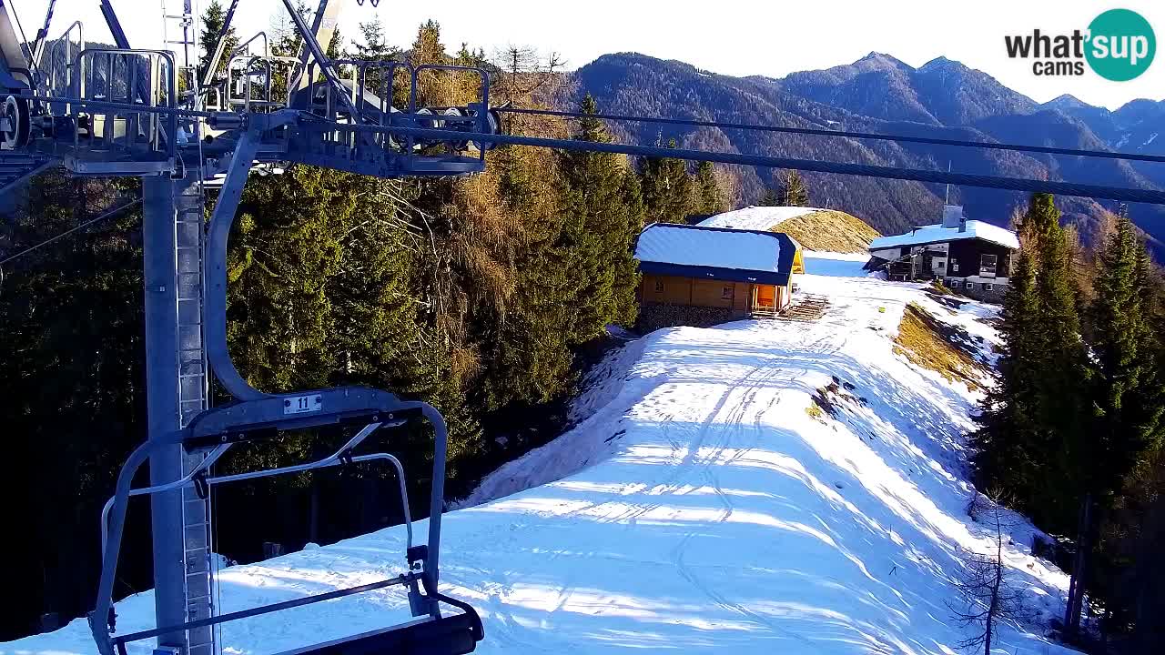 Web kamera Kranjska Gora VITRANC 2 | gornja postaja