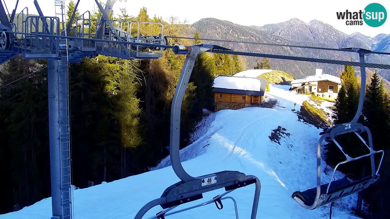 Web kamera Kranjska Gora VITRANC 2 | gornja postaja